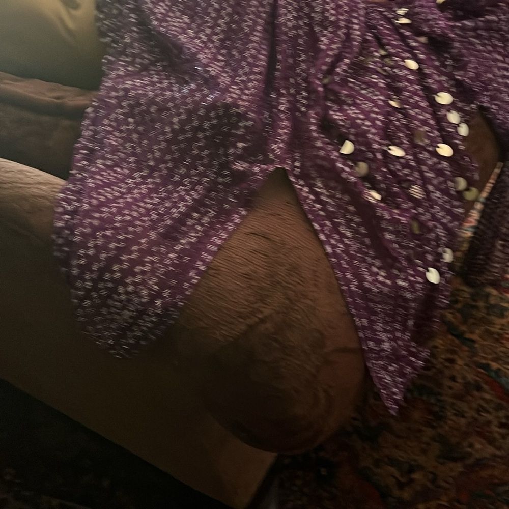 Beautiful Purple Kaftan Dress - Picture 4 of 4